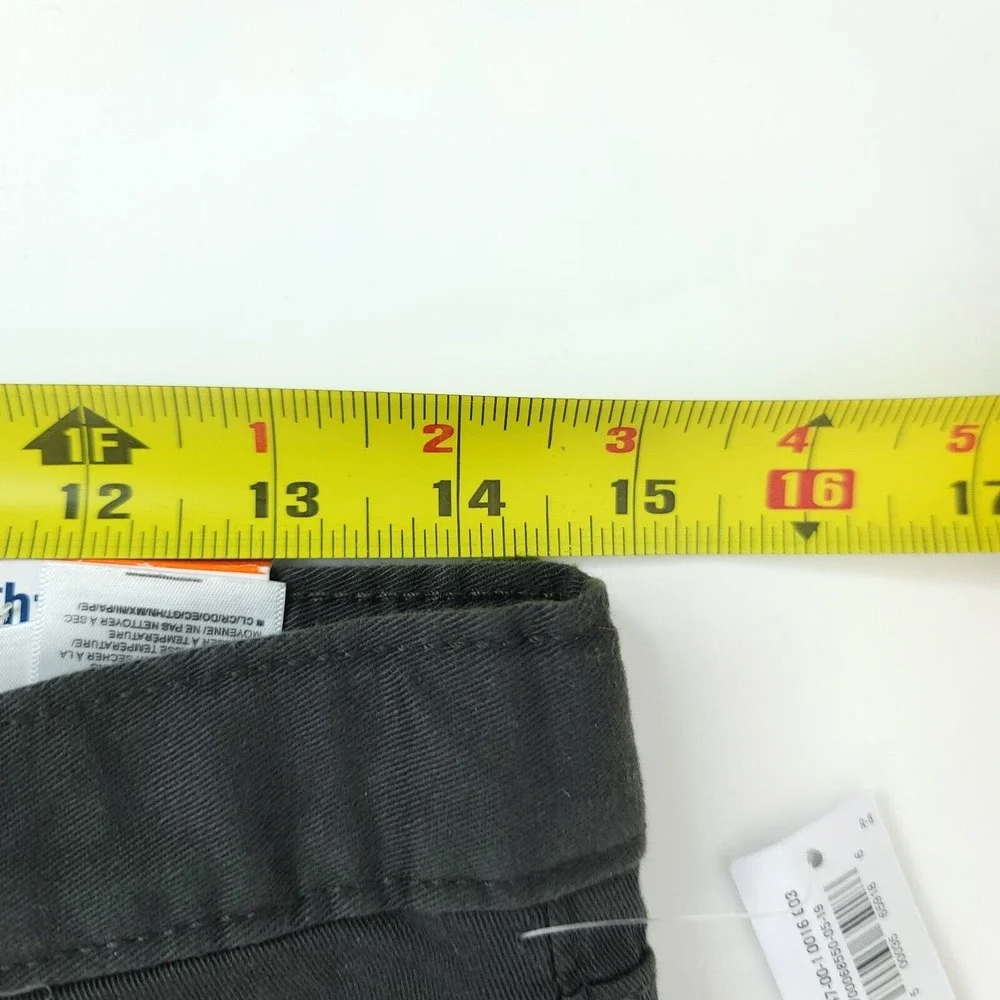 Old Navy Straight Built In Flex Tough Pants Grey Charles Boy's Sz 16 Adjustable‎
